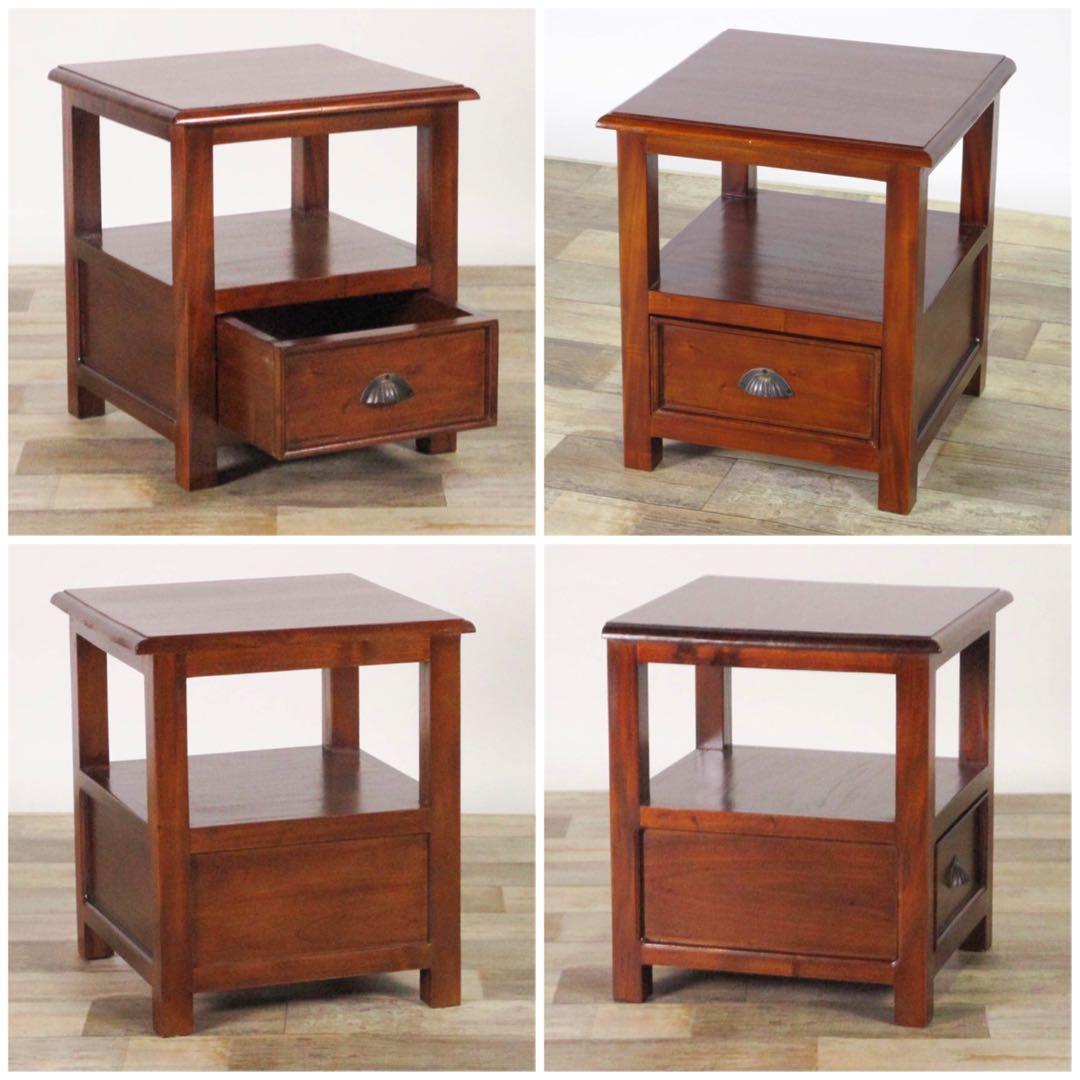 I 新品 アジアン サイドテーブル ミニテーブル 収納 飾り棚 アンティーク