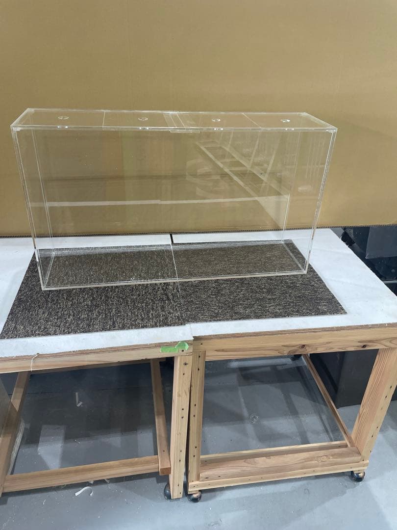 アクリル水槽4mmクリア、rodin。