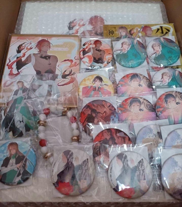 くじ引き堂　少年陰陽師　紙額複製原画 紅蓮　まとめ売り