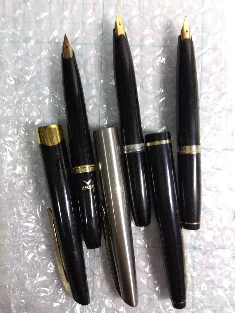 14K 18K 21K 各１本、万年筆　合計３本まとめ売り
