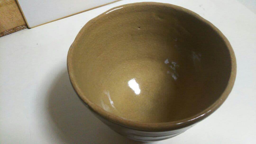 高台の抹茶碗茶道具です