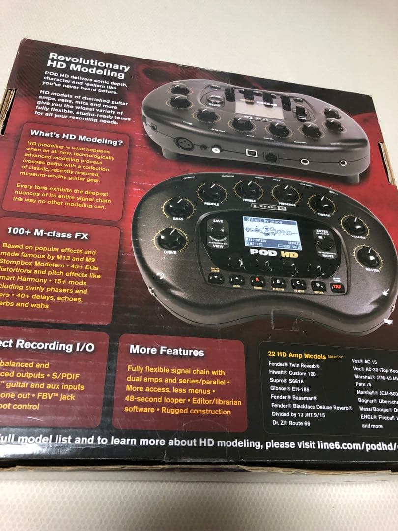 LINE6 POD HD アンプシミュレーター