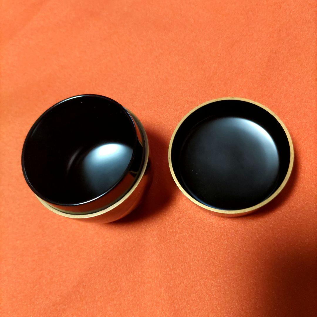 輪島塗棗 鶴に遠山蒔絵