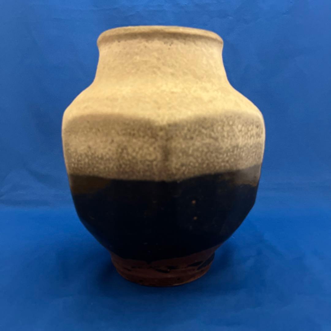 益子焼き　花瓶　人間国宝　濱田庄司