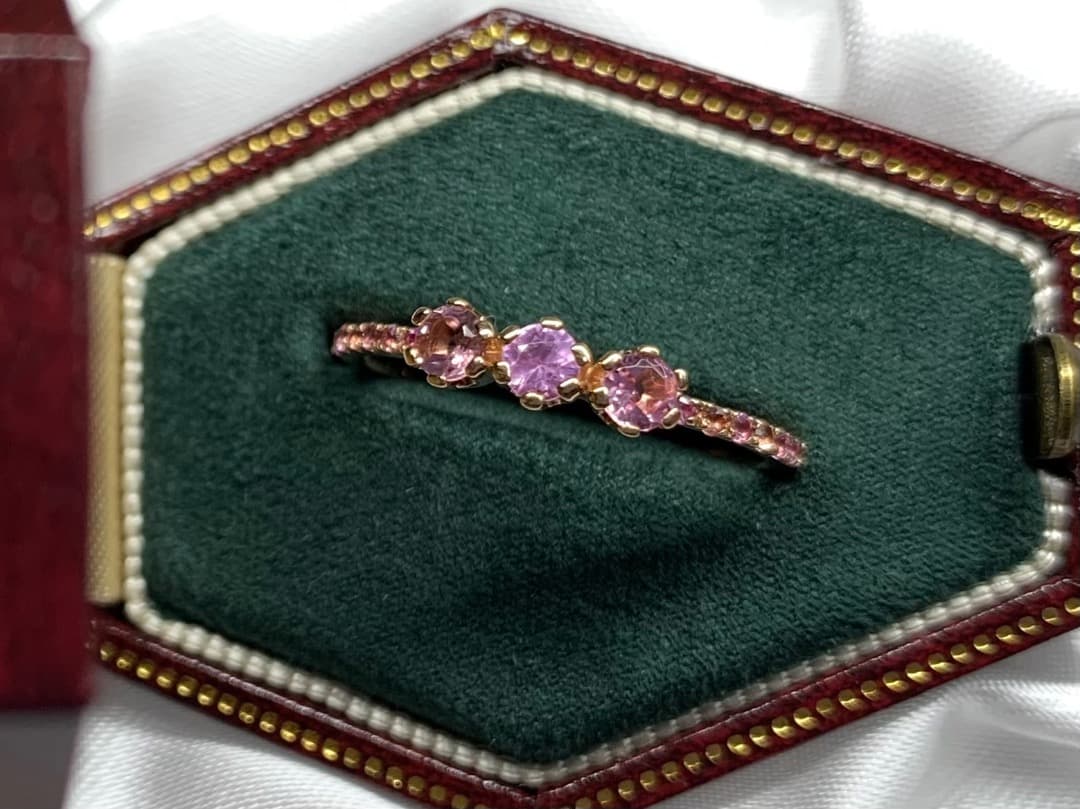 パーセルジュエリー レヴリ リング ピンクサファイア
