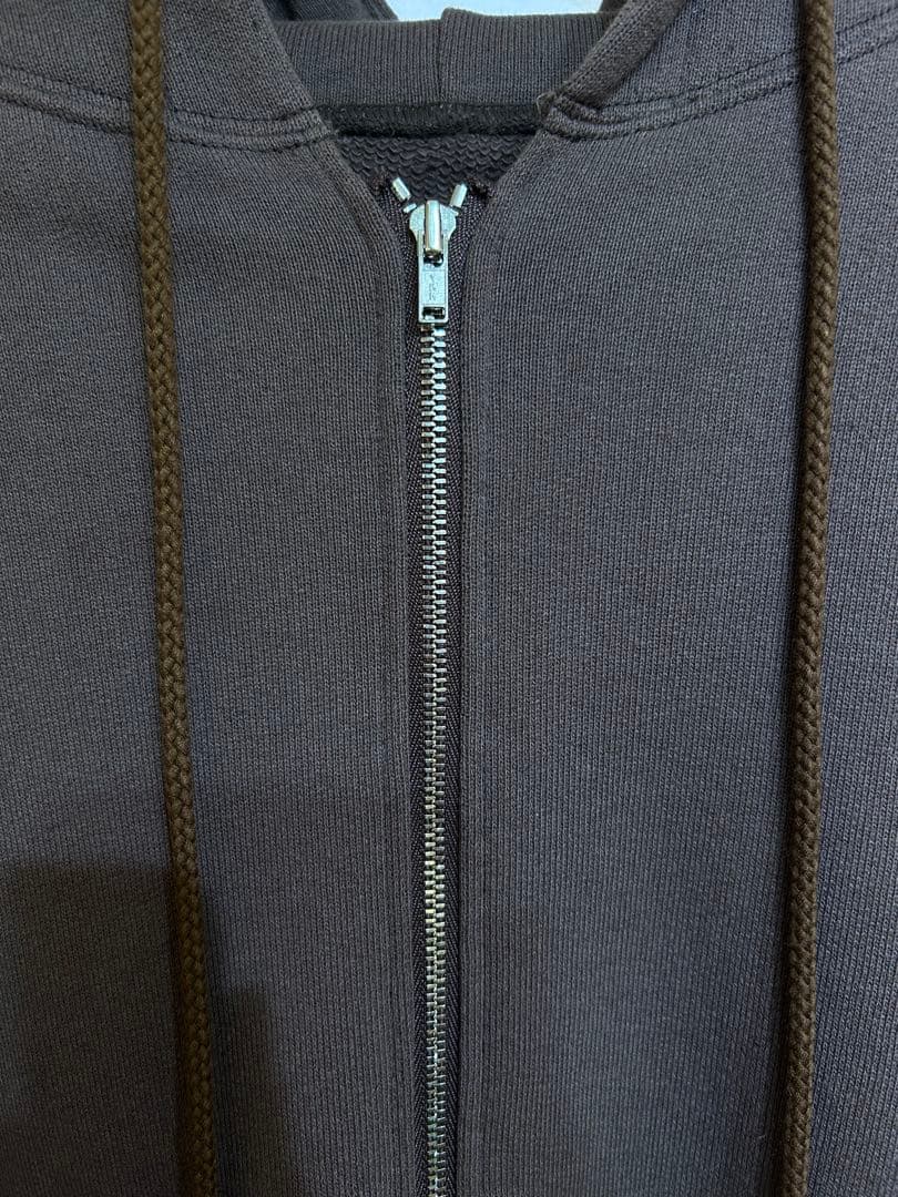 新品未使用 FUJI コットン ジップアップ フーディー ブラウン size5