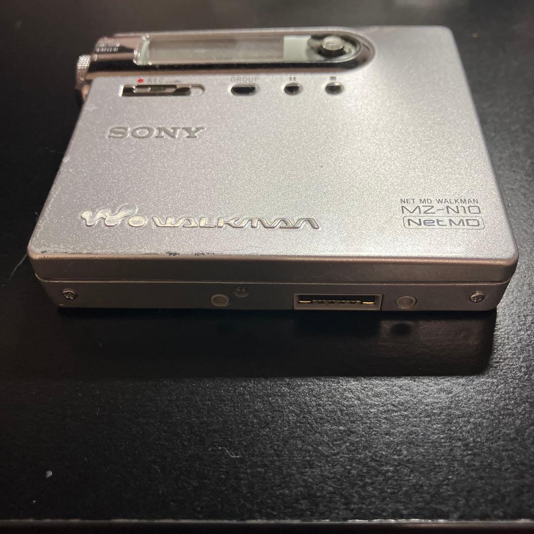 SONY MZ-N10ポータブルMDレコーダー プレーヤー充電器付