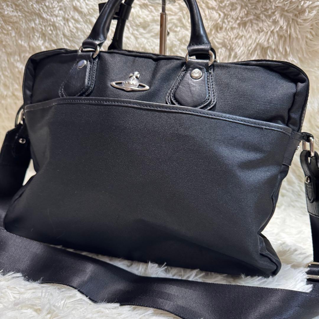 Vivienne Westwood man ビジネスバッグ　カラー(黒)