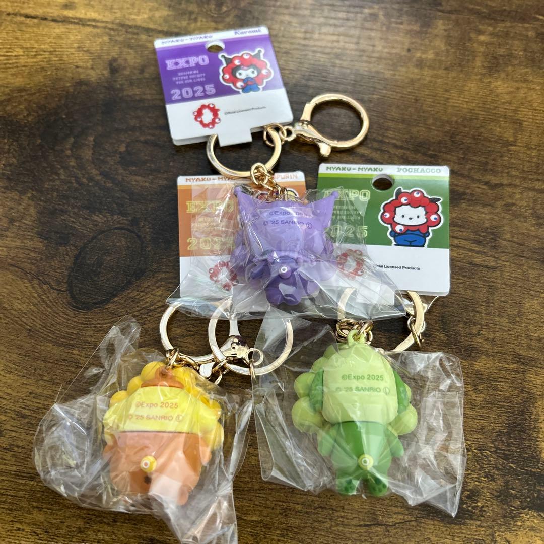 ド*ん様 関西万博　サンリオ 推しカラー ミャクミャク キーホルダー 6種