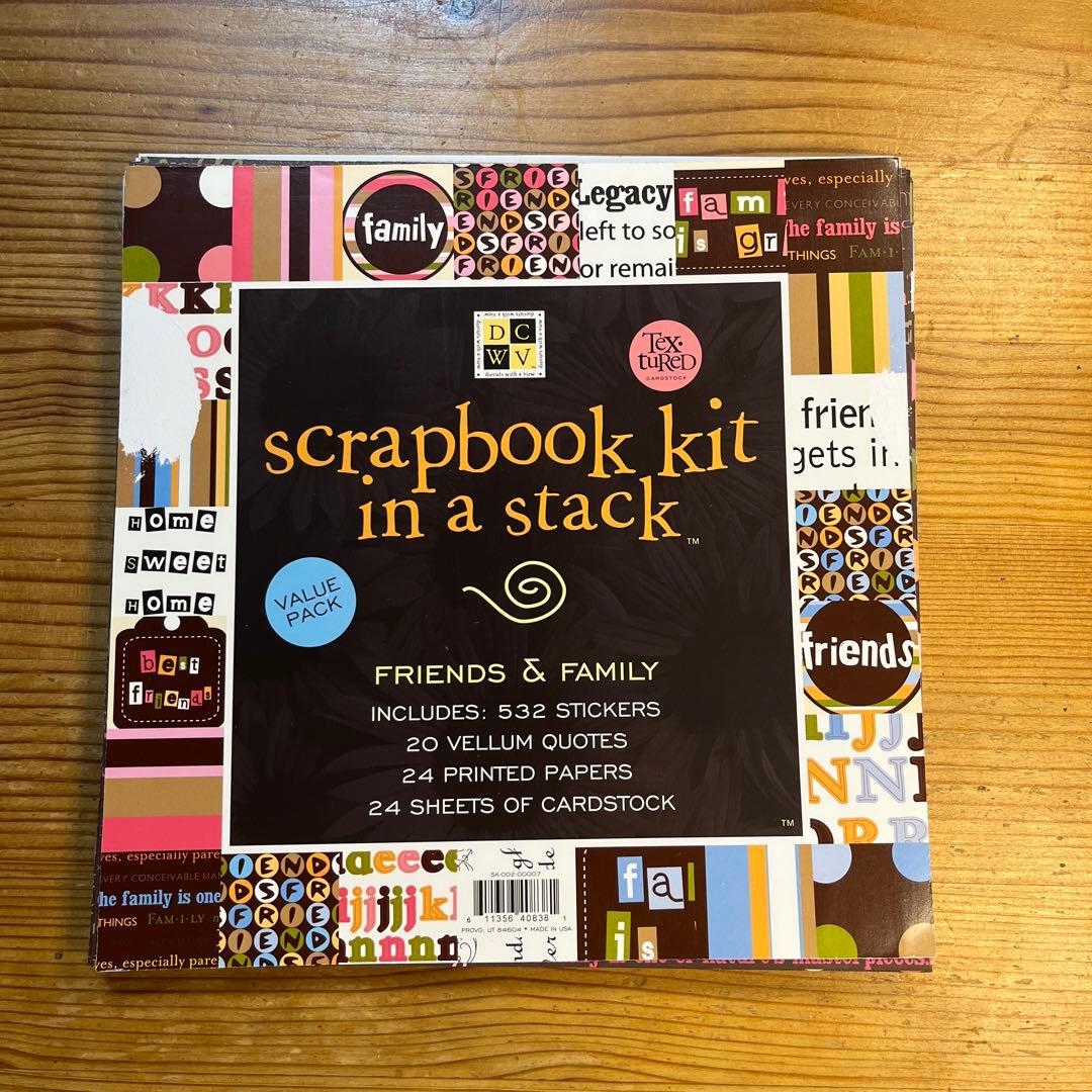 スクラップブック用　デザイン用紙　ステッカー