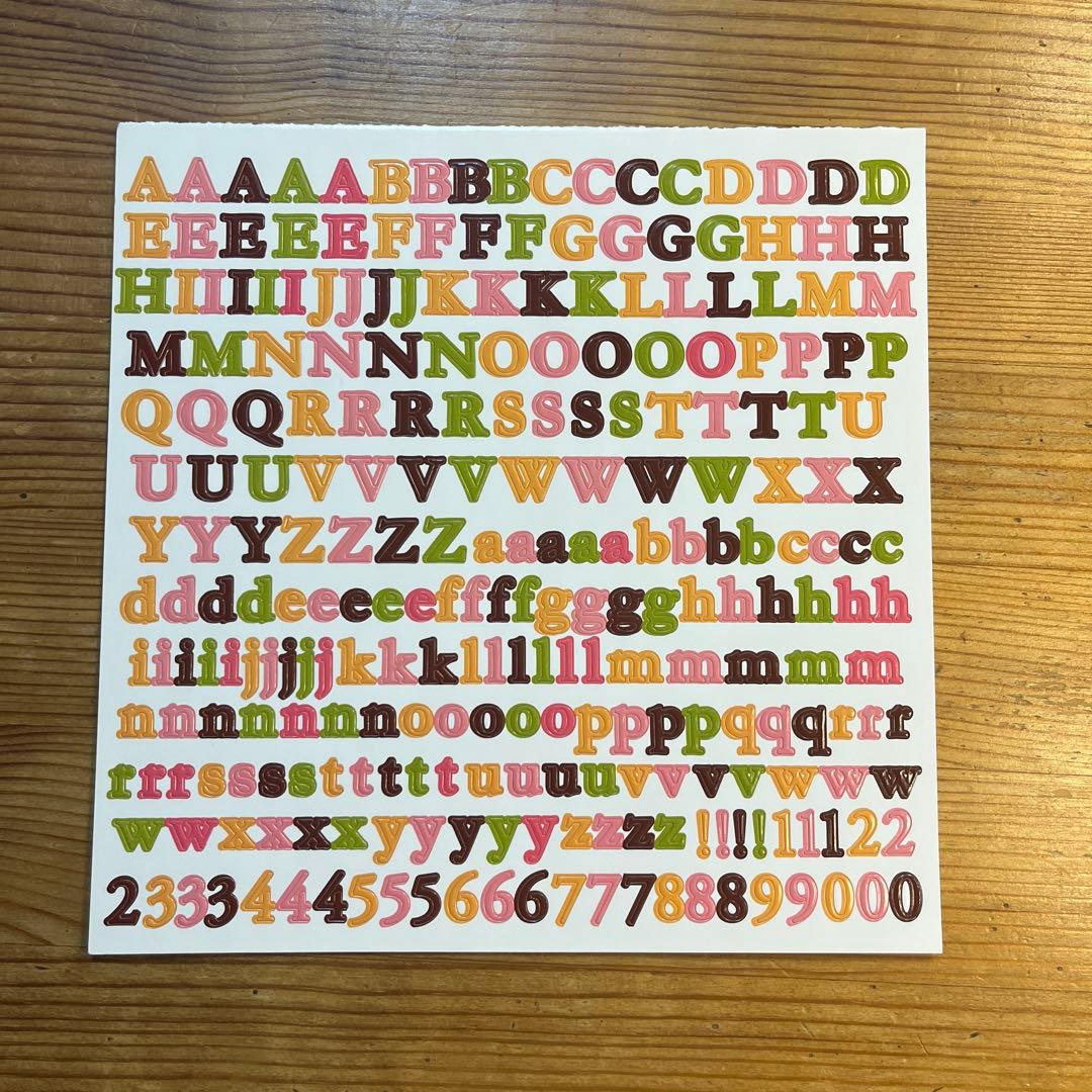 スクラップブック用　デザイン用紙　ステッカー