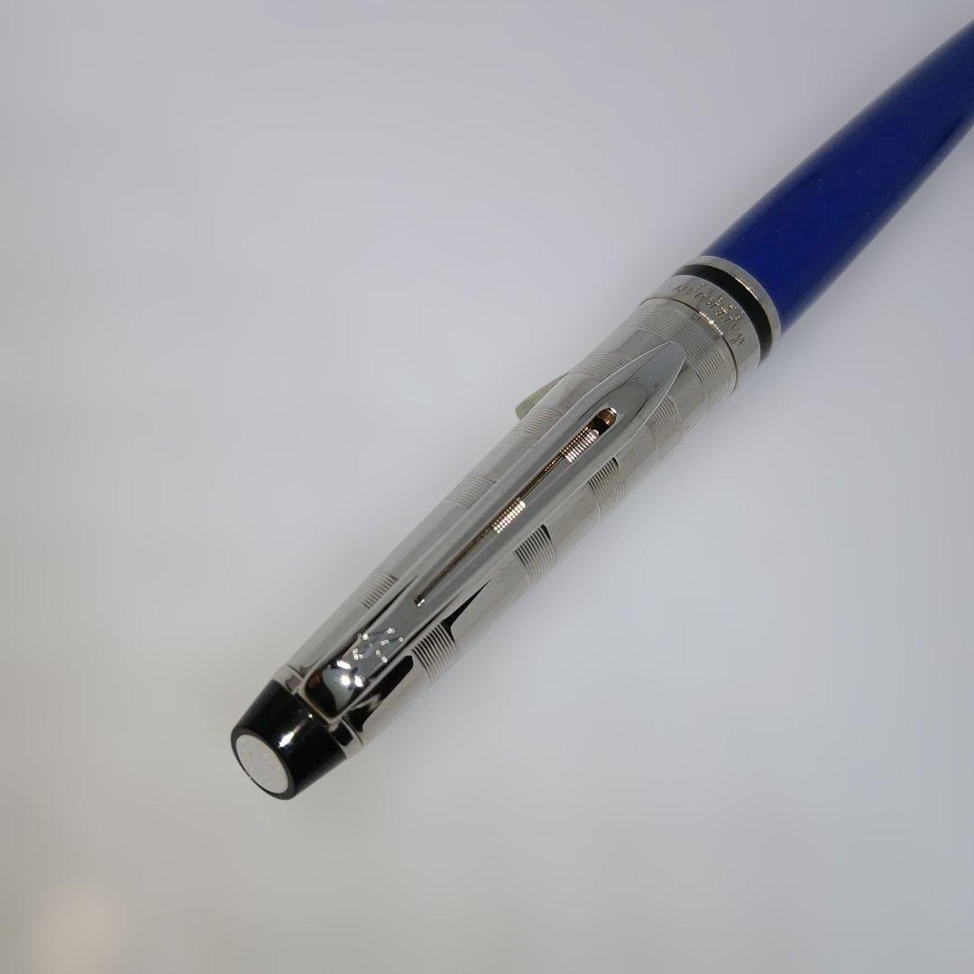 WATERMAN エキスパートDXブルーCTBPボールペン レザーケース付き