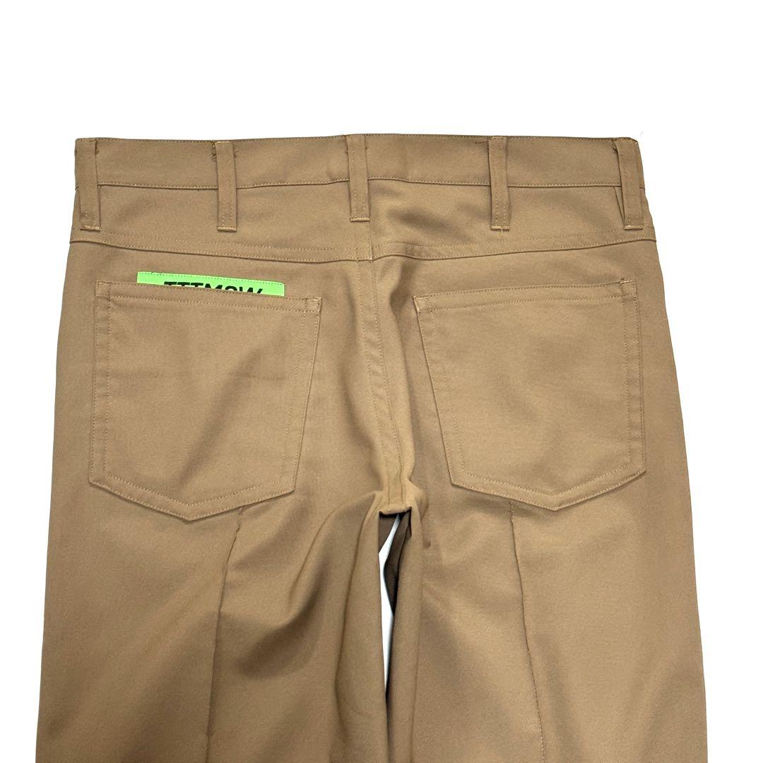 阿佐ヶ谷三姉妹さん専用極美品　TTTMSW 日本製 ロゴ付 フレアチノパン