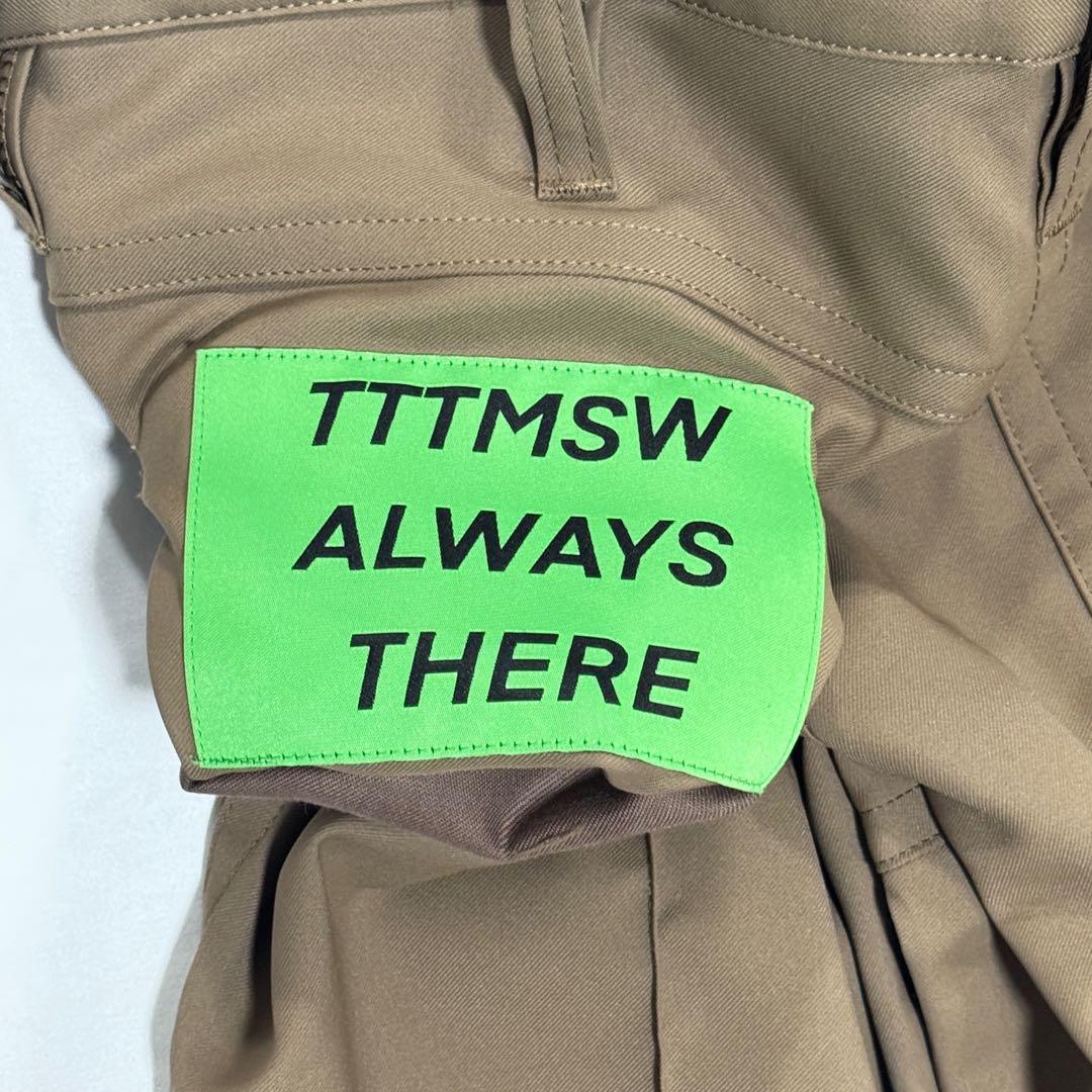 阿佐ヶ谷三姉妹さん専用極美品　TTTMSW 日本製 ロゴ付 フレアチノパン