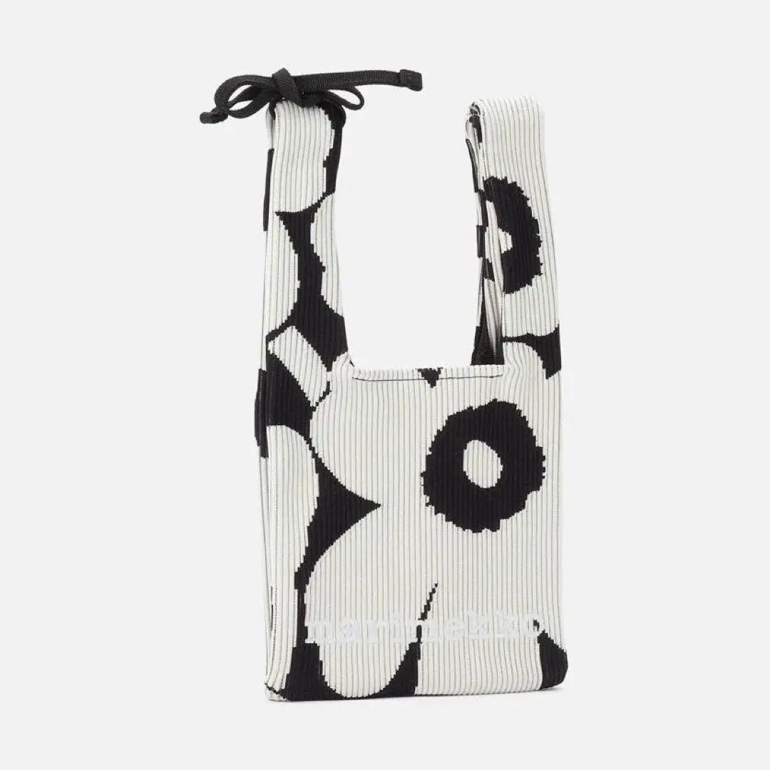 新品 マリメッコ Knitted Mini Tote Unikko トートバッグ