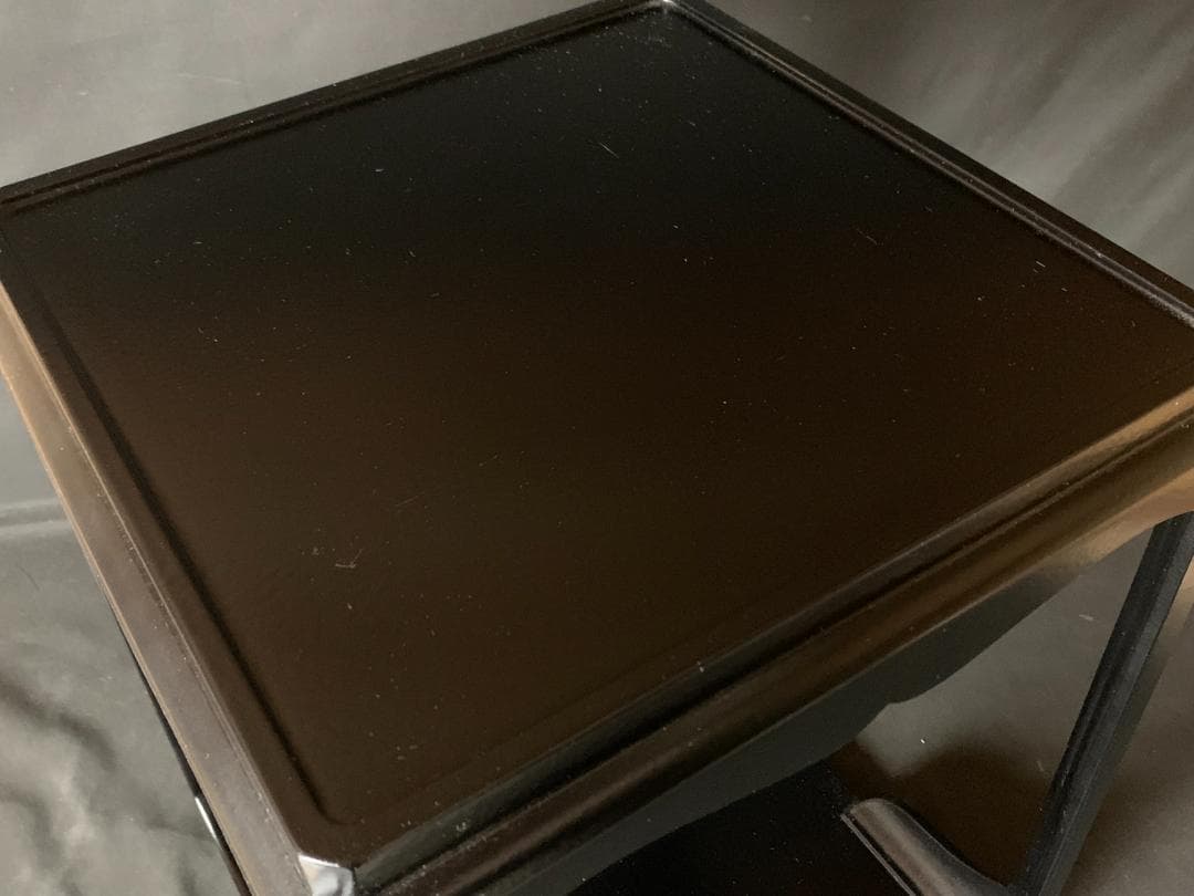 宗旦好 一閑塗 木製 高麗卓 茶道具 783