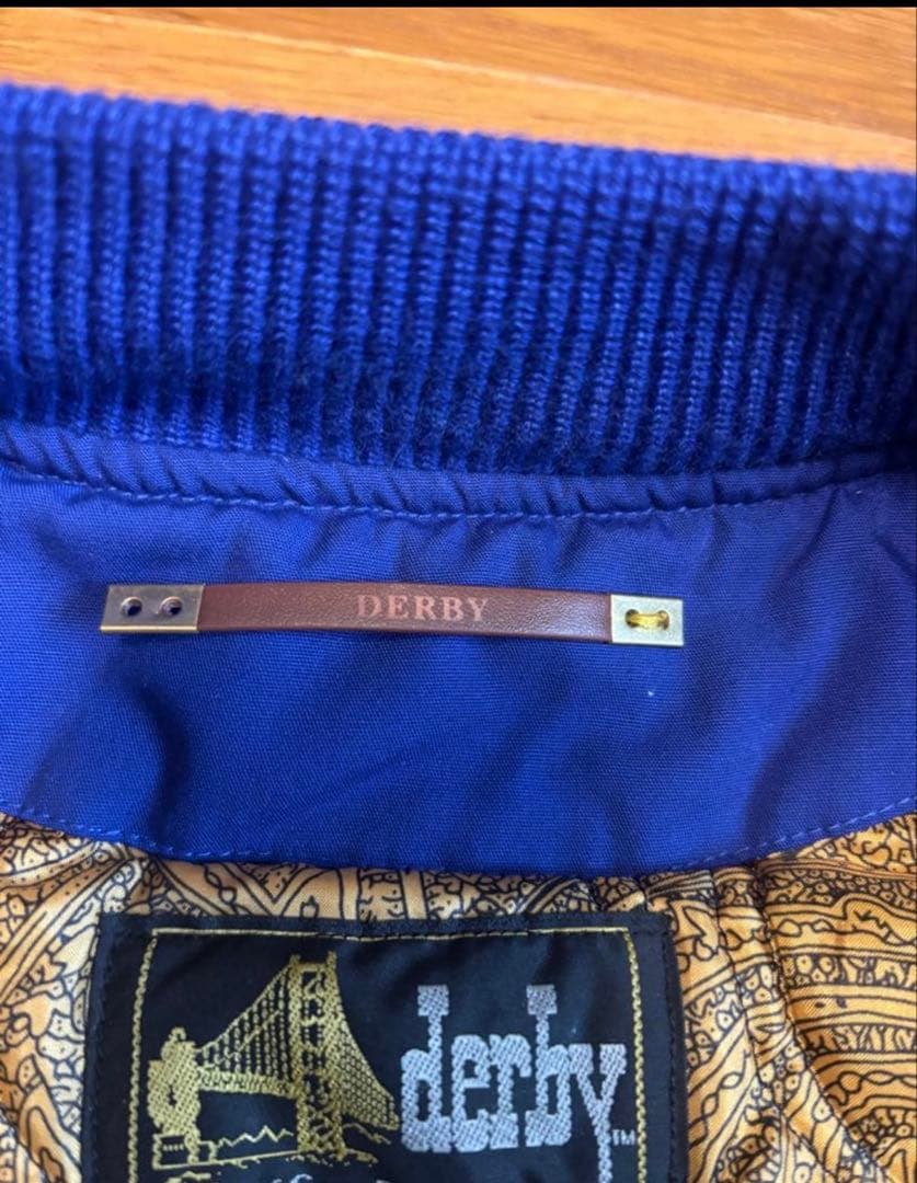 ダービーオブサンフランシスコ　ダービー ジャケット ブルー　Lサイズ
