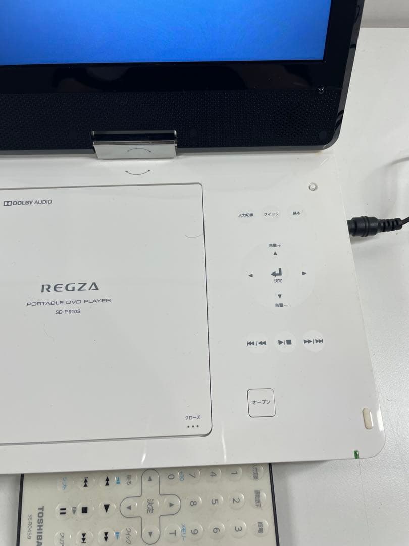 TOSHIBA SD-P910S ポータブルDVDプレーヤー 通電確認済