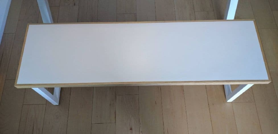 北欧風オーダーメイド ダイニングテーブル ホワイト