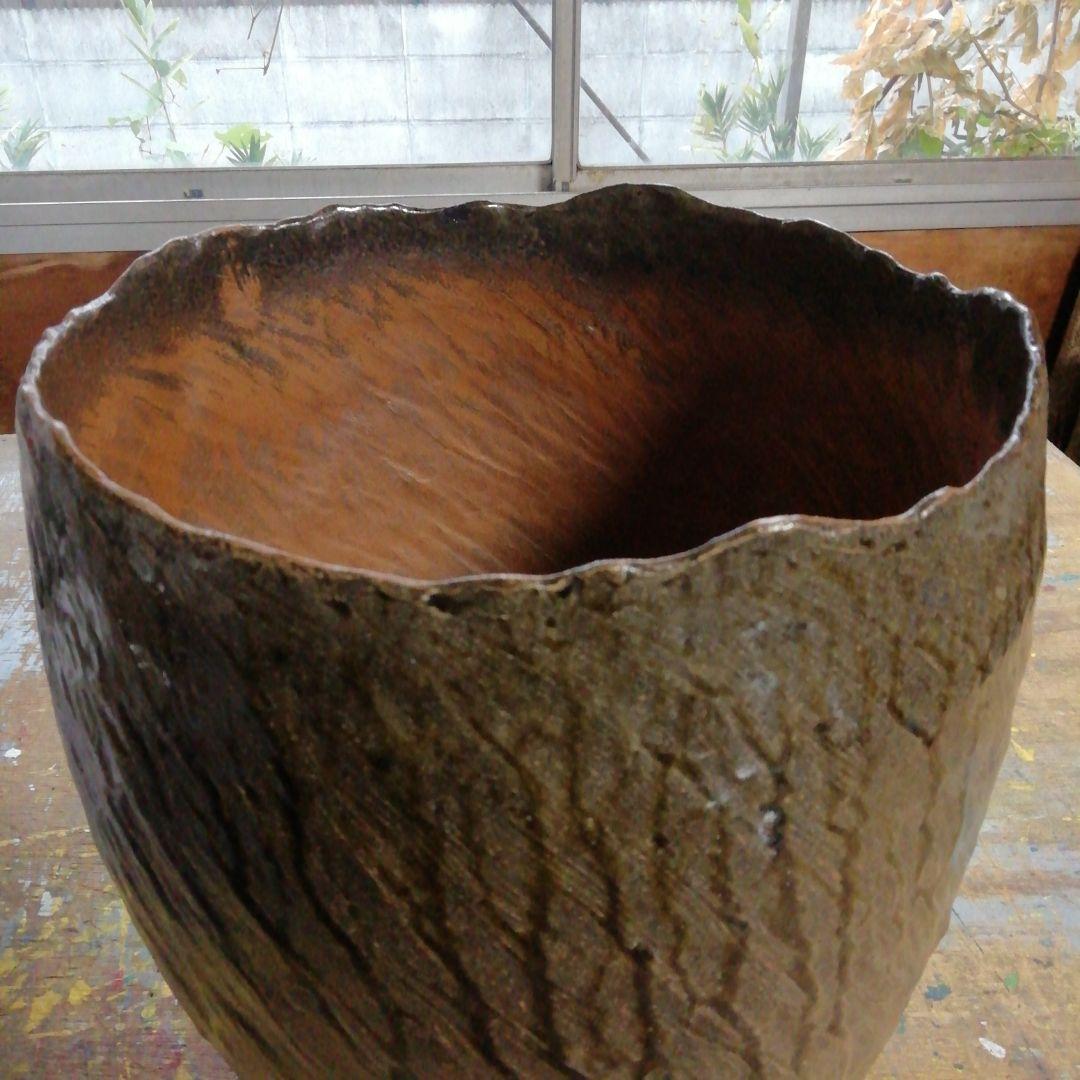 花瓶、メダカ入れ、陶器、壺、アート、インテリア、置物、芸術、骨董、盆栽鉢
