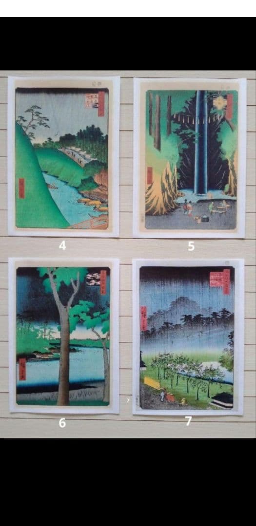 【特価!!】歌川広重「名所江戸百景」夏の部　全31点　浮世絵版画・越前和紙複製