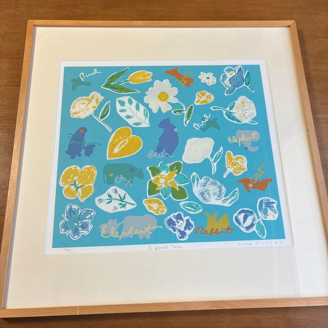 浅野モオム　版画　a floral tale