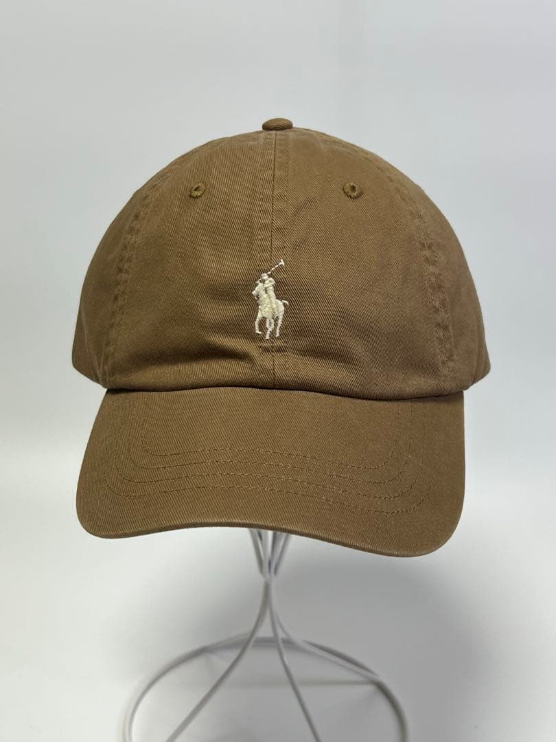 【新品・正規品】POLO Ralph Laurenカーキ ベースボールキャップ