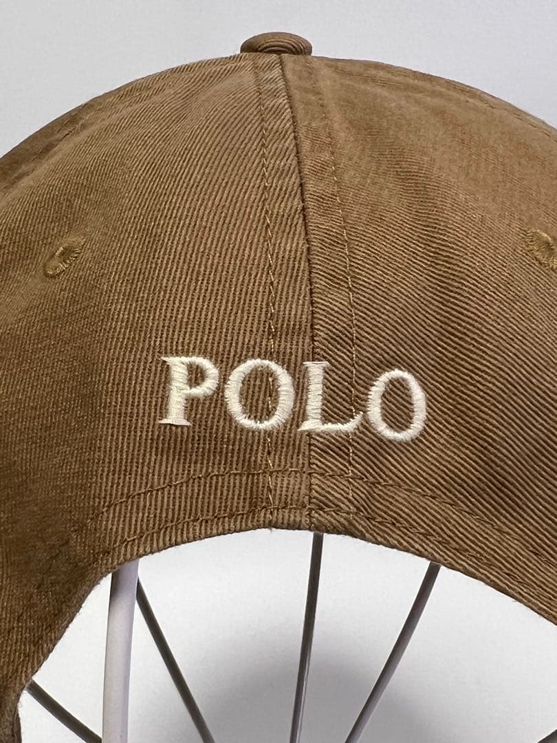 【新品・正規品】POLO Ralph Laurenカーキ ベースボールキャップ