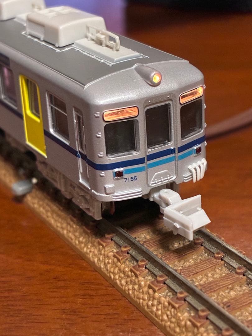 B*d様 北総開発鉄道7150形8両　マイクロエース ライト点灯動力動作確認済