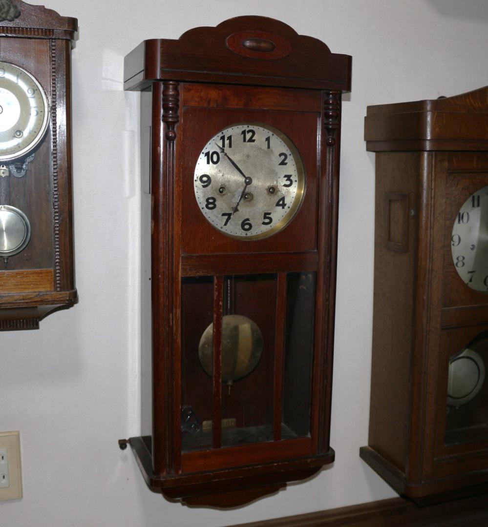 可動品　ユンハンス　ウエストミンスター　柱時計　チャイム