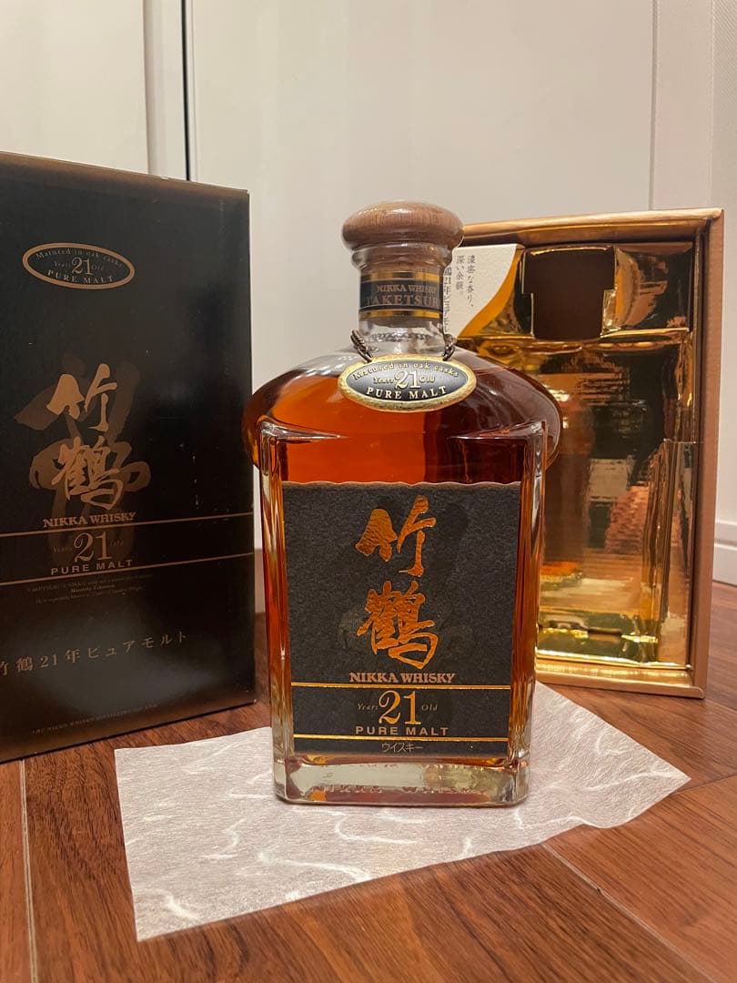 竹鶴21年　角瓶　古酒未開封