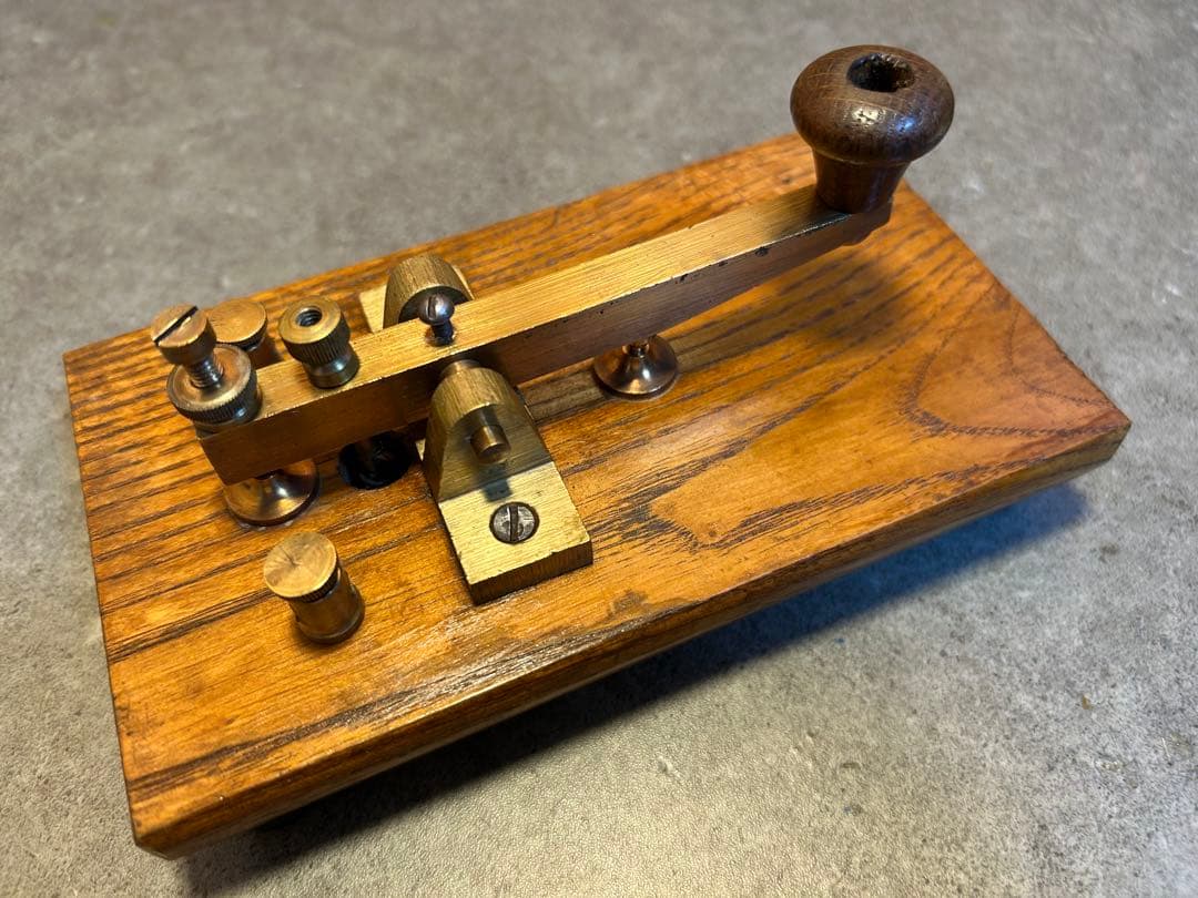 ヴィンテージ 木製 電鍵