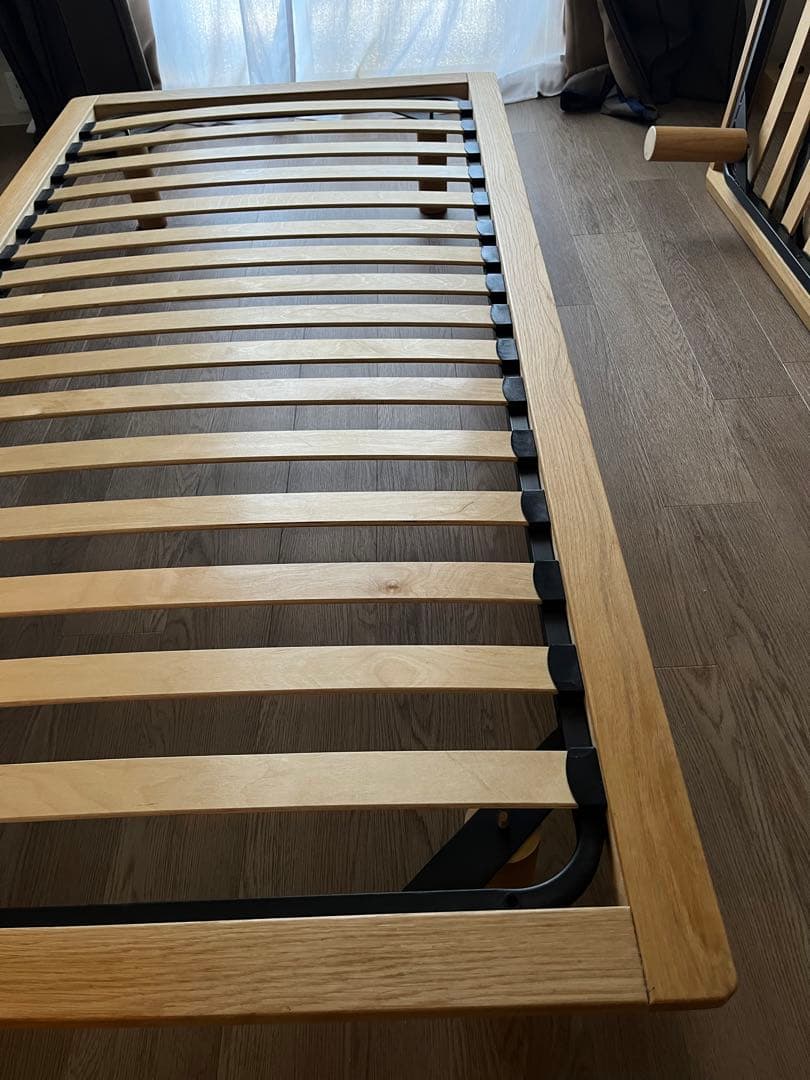 無印良品　シングルベッドフレーム オーク材