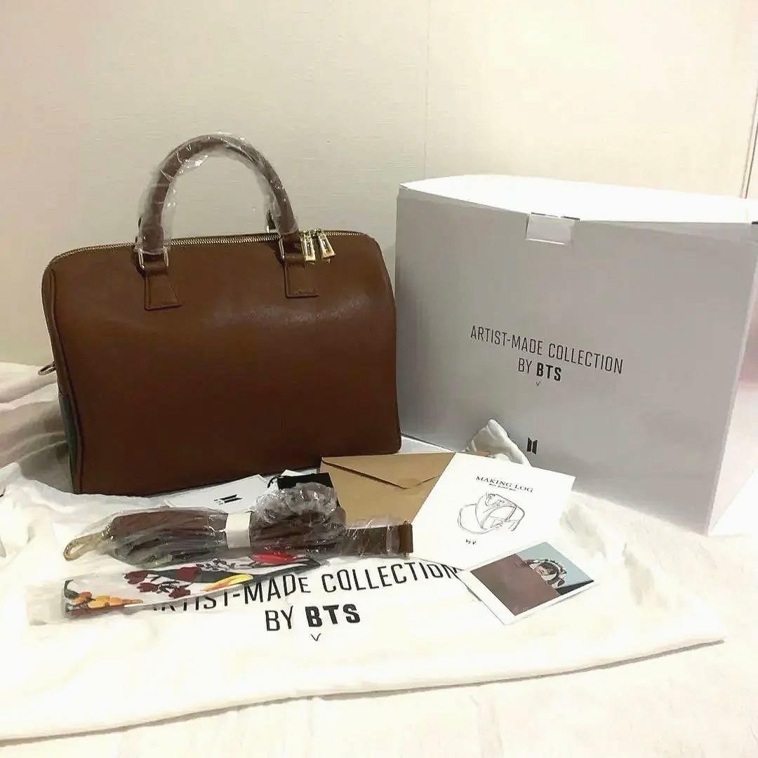 【公式・新品未使用】BTS V ボストンバッグ MUTE BOSTON BAG