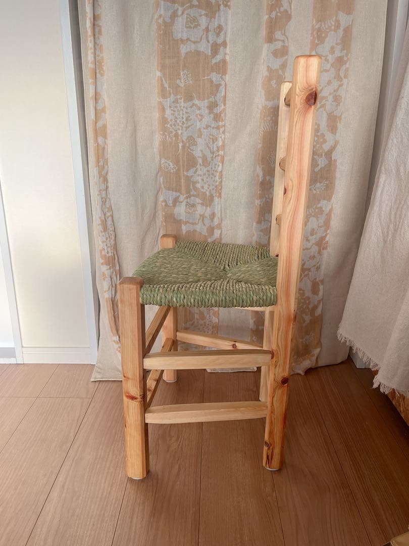 ゴッホの椅子　木製椅子　い草