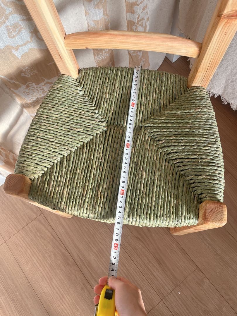ゴッホの椅子　木製椅子　い草