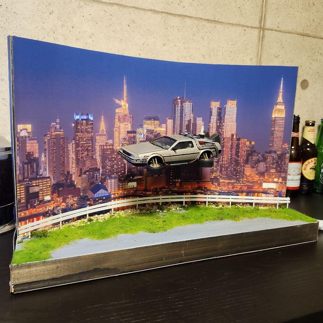 デロリアン　1/24 ジオラマ