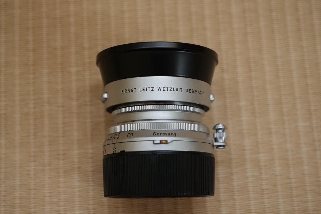 ライカ　ズマロン　35㎜　F3.5　1955年製　純正フードIROOA付き