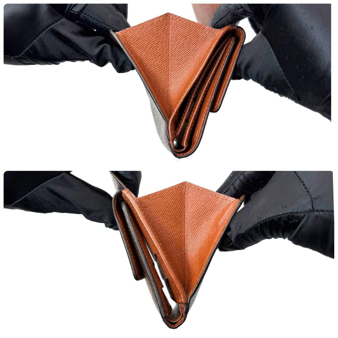 美品 ルイヴィトン モノグラム ポルトモネ ビエ カルトクレディ 財布 茶色 W