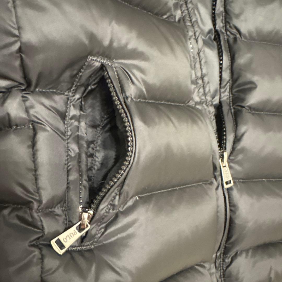 美品　Polo Ralph Lauren ブラックダウンコート 2T