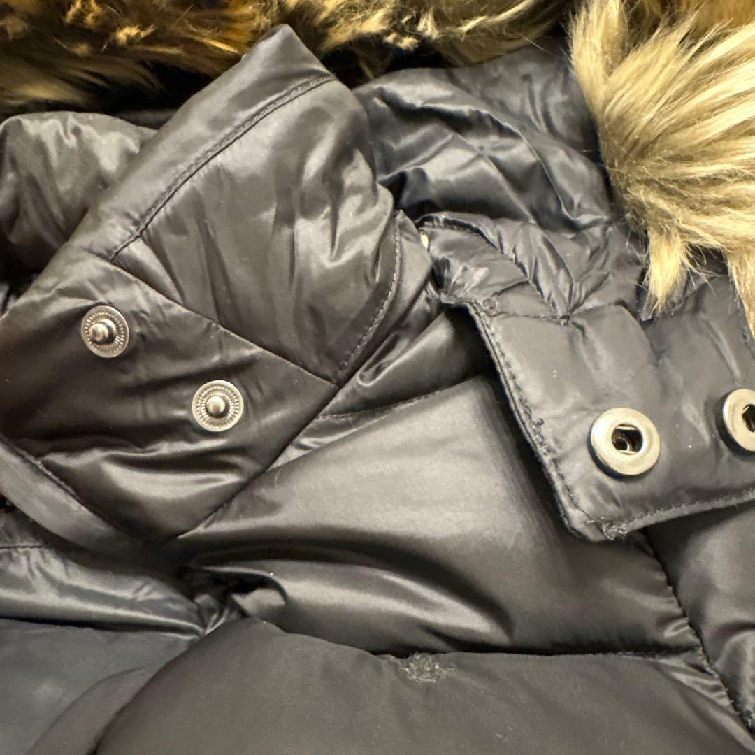 美品　Polo Ralph Lauren ブラックダウンコート 2T