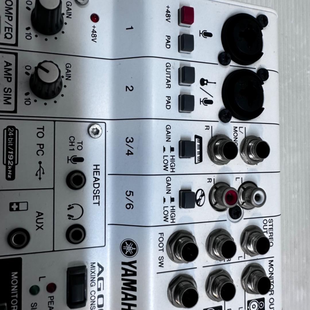 【美品】YAMAHA AG06 オーディオインターフェース 配信 ライブ実況