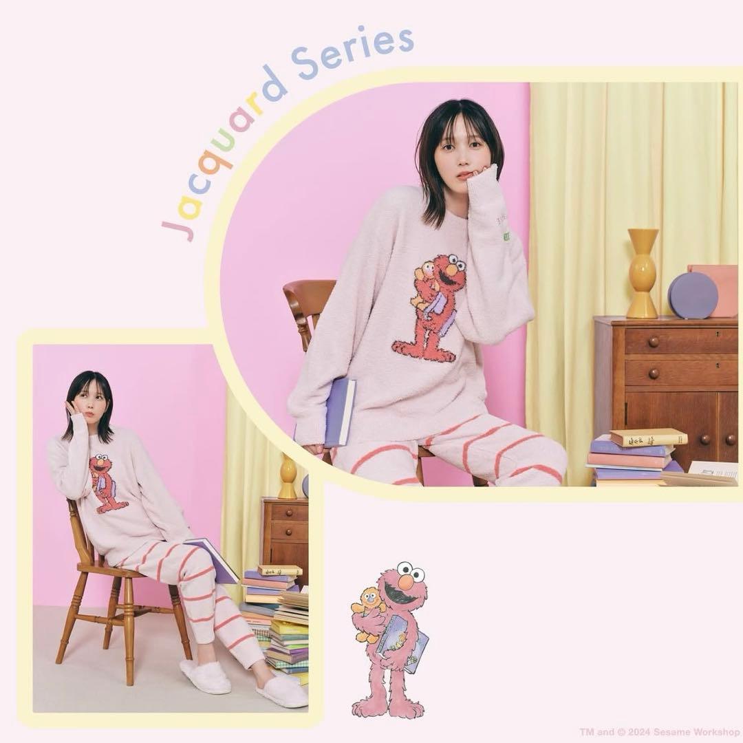 【新品未使用】gelato pique ジェラピケ　エルモ　セットアップ