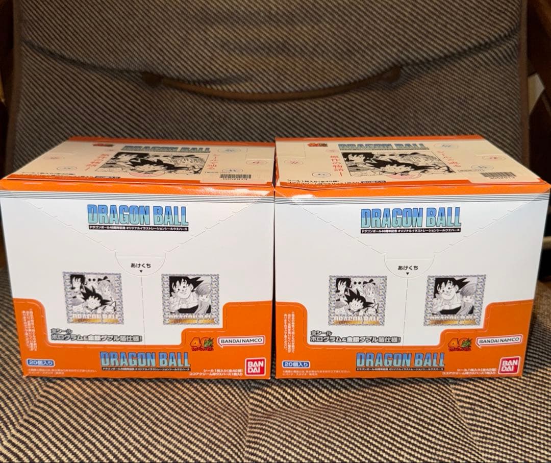 ドラゴンボール 40周年記念 シール ウエハース 未開封　2BOX
