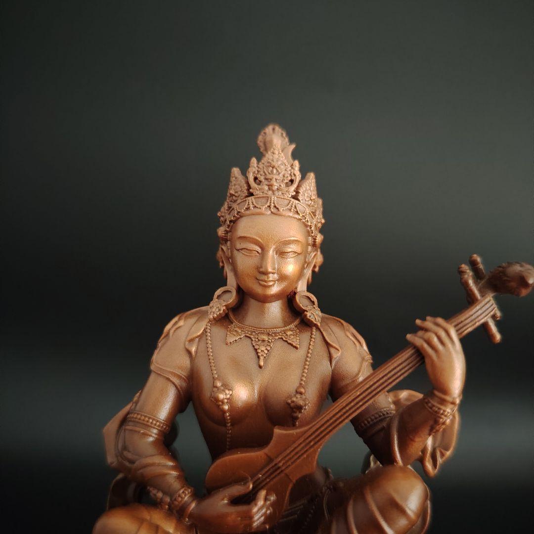 仏教美術 仏像 妙音天女仏像 銅製品工芸品 置物