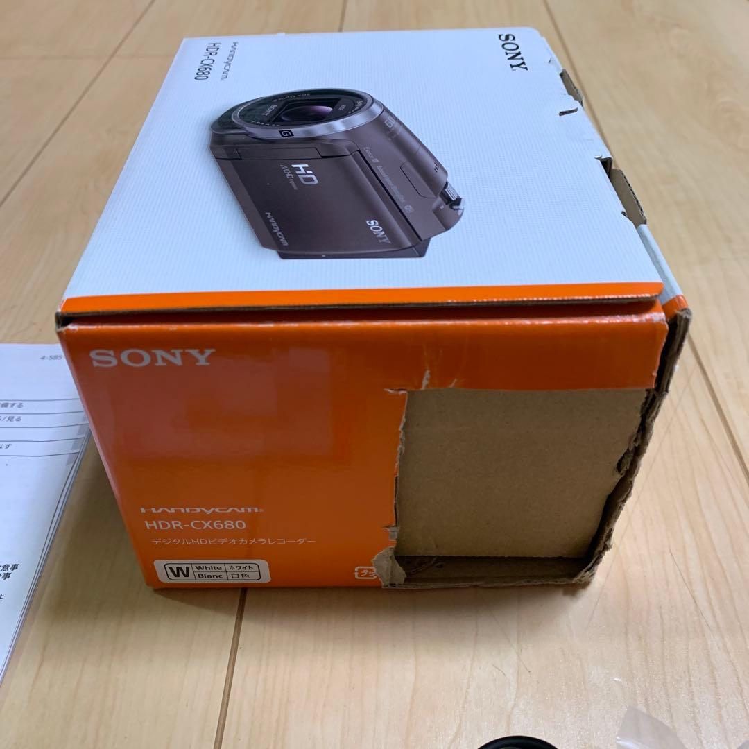 SONY HDR-CX680 ホワイト ハンディカム 本体