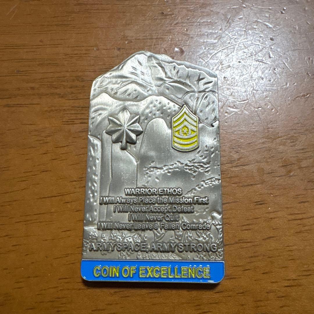 米軍 第1宇宙戦車 (古いレア) ミリタリー チャレンジ 