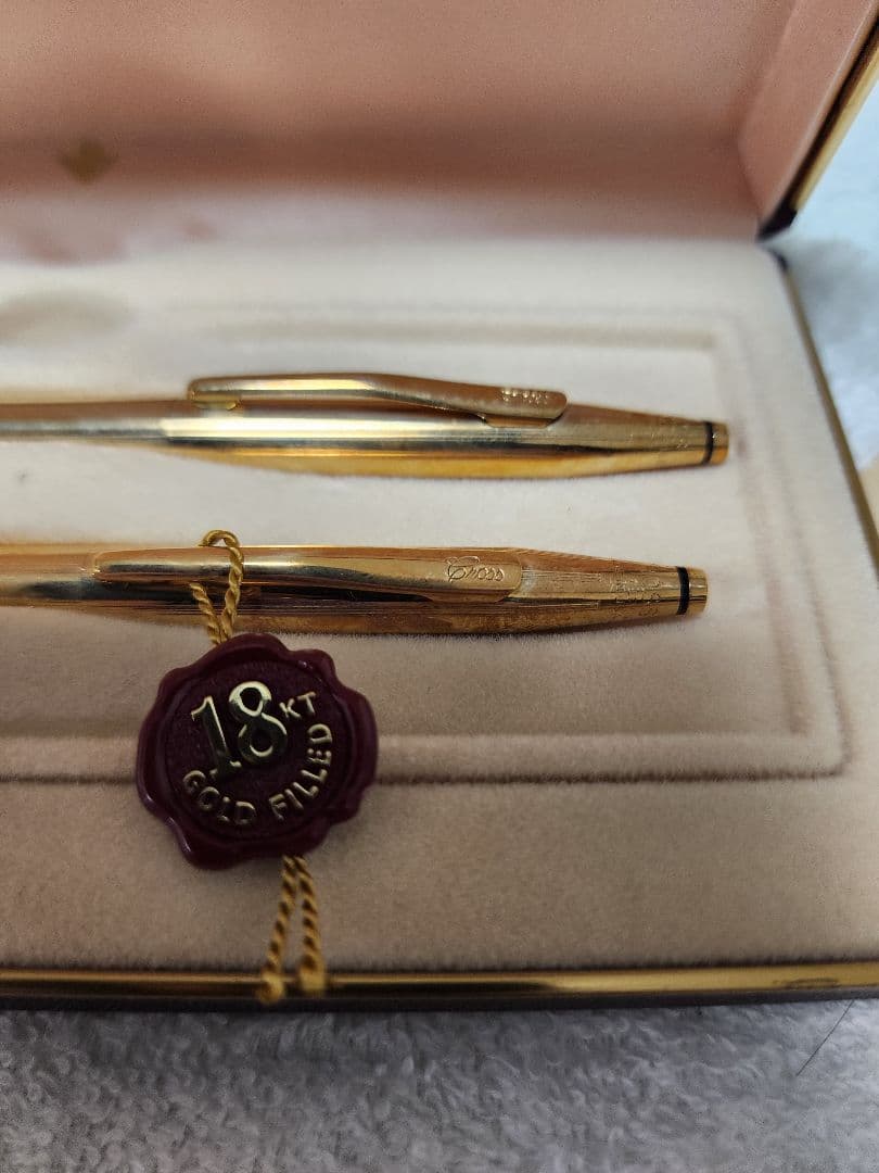 クロス　CROSS　18KT　ボールペン　２本セット　中古
