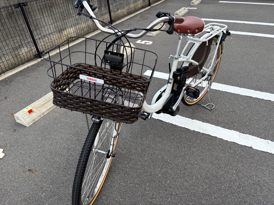 YAMAHA PAS with 26インチ電動アシスト自転車 前カゴ付き