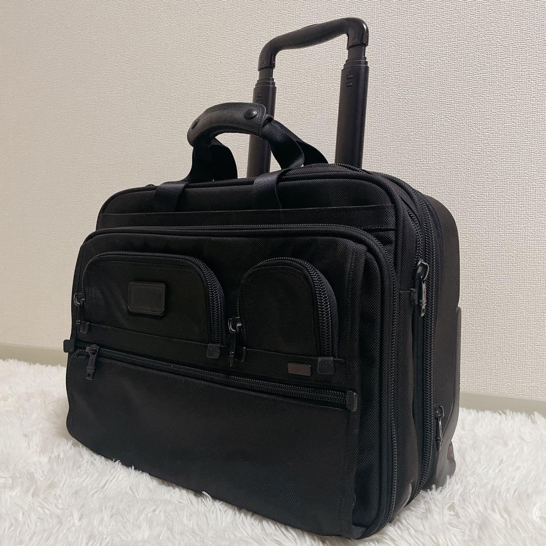 ✨極美品✨TUMI アルファDX 機内持込 キャリーケース イニシャル入り